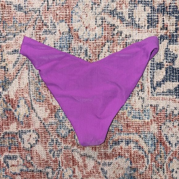 Beach Riot Vanessa Bikini Bottoms in Vivid Violet SZ XS NWT - Picture 5 of 6